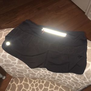 Black lulu lemon shorts size 6
